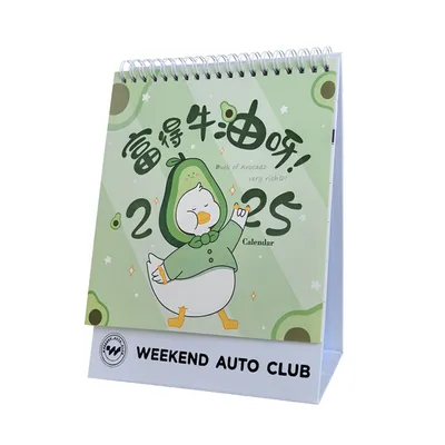 Promotional Branded Desk Calendar Premium A5 Desk Calendar with Your Design