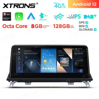 Xtrons Autoradio Voiture Tablette GPS Audi Q5 Android 12 Wifi 4G Carplay