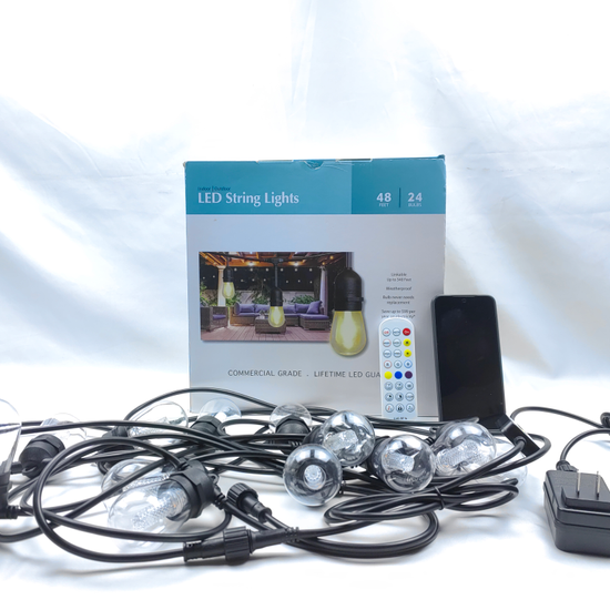 RC and APP Control Hanging LED Patio Scattering Scene Light Timer ...
