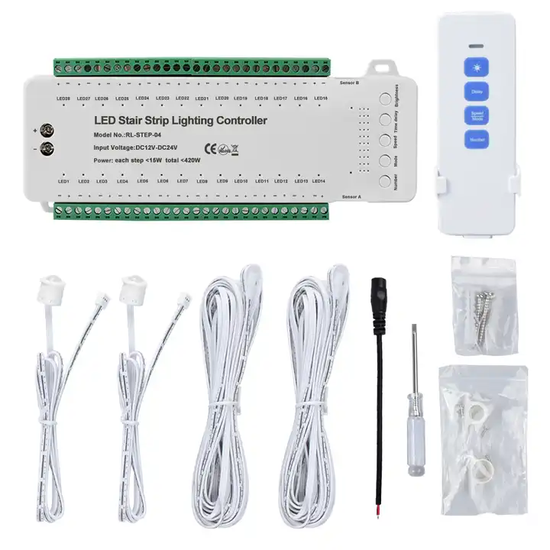 RLSTEP04 LED Stair Strip Lighting Controller Indoor Lighting Lights