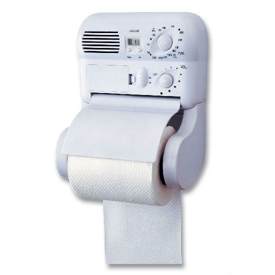 Radio with Toilet-Tissue Holder | Consumer Electronics | Electronics