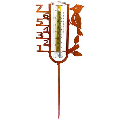 Rain Gauge in Woodpecker Style