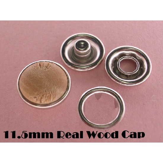 Real Wood Cap Prong Snap Button | Fashion, Clothing & Accessories