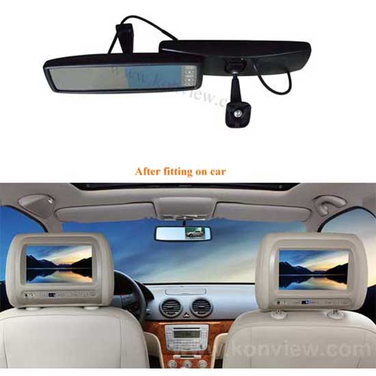 Rear Mirror with Monitor