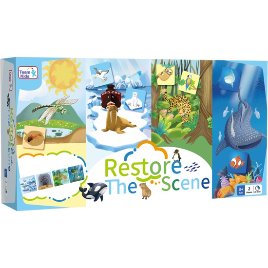 Restore the scenes animal habitats Table & Card Games Educational Toys