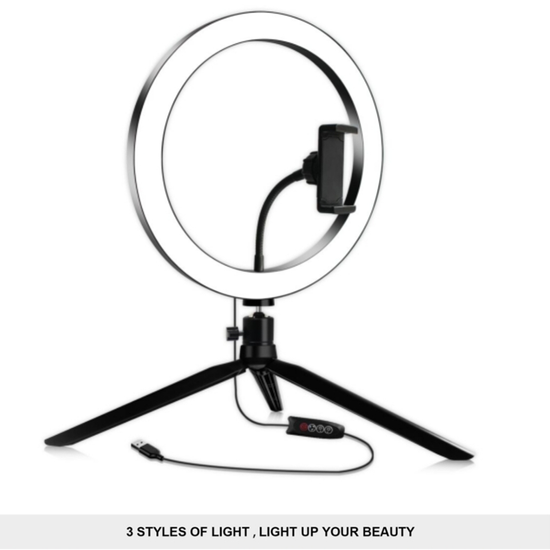 Ring Light for Live Streaming with Extendable Tripod Stand, Sensyne LED