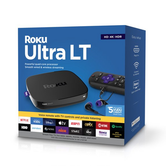 Roku Ultra LT HD 4K HDR Streaming Media Player | Electronics | HKTDC