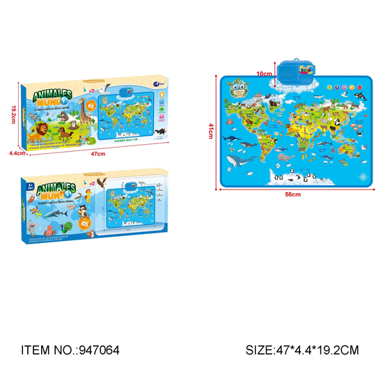 SPANISH LEARNING MAP PLAYSET | Educational Toys | Gifts, Toys & Sports ...