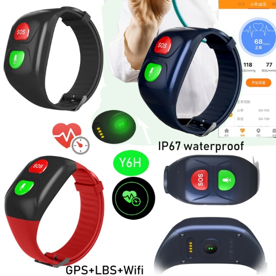Promotion IP67 Waterproof GSM Personal Senior Healthcare GPS Bracelet