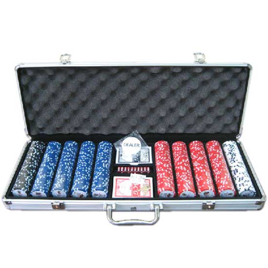 Silver Aluminum Poker Chip Set Gifts, Toys & Sports Supplies