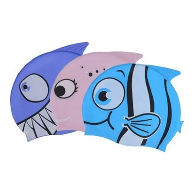 SmallOrders Cartoon custom shark-shaped children gifts silicone swimming caps