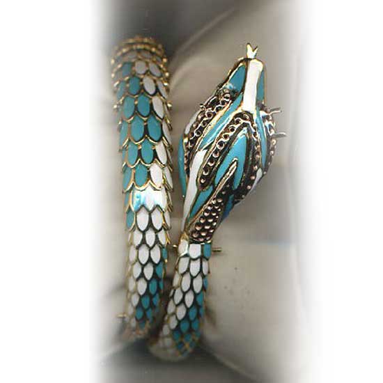 snake bangle watch