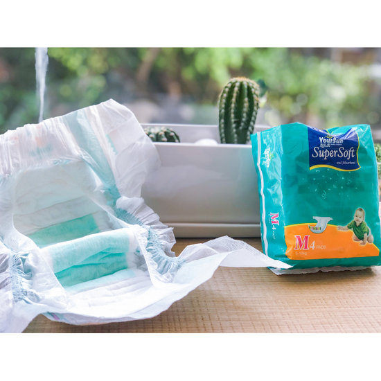 Soft Breathable Baby Nappy Diaper Napkins, Sanitary Pads & Diapers