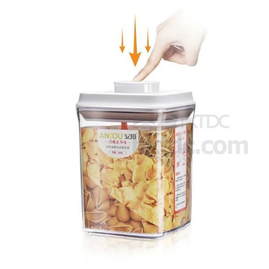 Ankou ankou airtight food storage container - 7 pcs one button