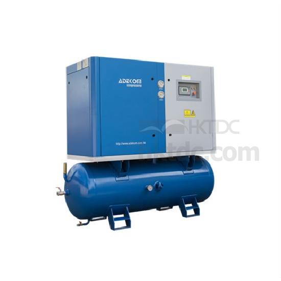 Tank Mounted Portable Screw Air Compressor | Industrial Machinery ...