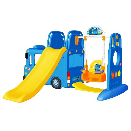 tayo bus slide and swing