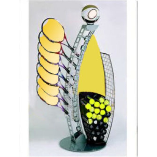 Tennis Racket Display Rack