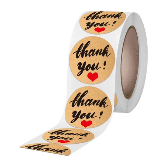 Thank You Sticker Roll | Packaging Materials | Printing & Packaging ...