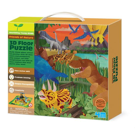 galt toys dinosaurs 4 puzzles in a box