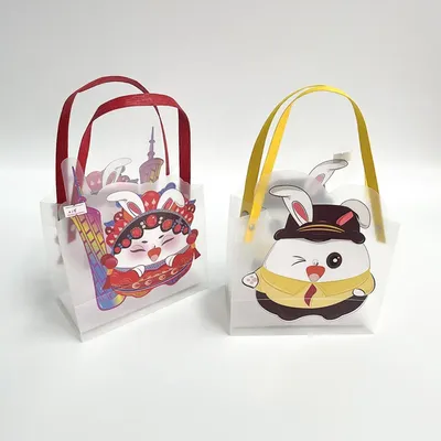 Transparent handbag PP is candy bag