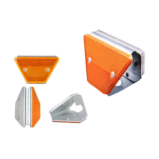 Trapezoidal Double-Sided Reflective Traffic Safety Road Guardrail