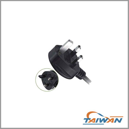 UK Power Cord BS 1363/A, Singapore Power Cord, Saudi Arabia Power Cord