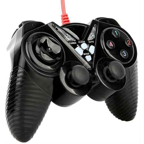 USB PS2 Dual Shock Game Controller Computer Joystick Electronics