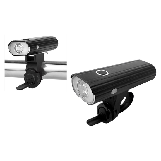 USB Rechargeable 4 LED Bicycle Headlight w/ Bracket