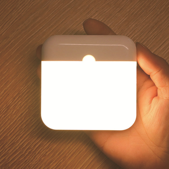 USB Rechargeable Lamp Mini Motion Sensor Night Light Indoor Lighting
