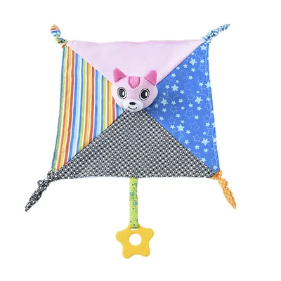 Unisex Baby Animal Face Security Blanket comforter Elephant panda Cat monkey Lion baby baby security blanket , One Size