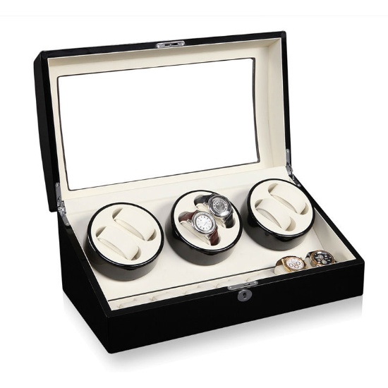 Vollmond Triple Automatic Watch Winders Battery Operated For Storage