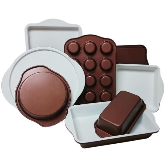 WHITE COLOR CERAMIC NONSTICK COATING BAKEWARE Home Products, Lights