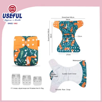 Washable diaper