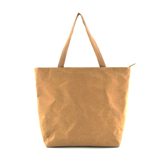 Washable Kraft Paper Tote Handbag Women Bag Fashion, Clothing