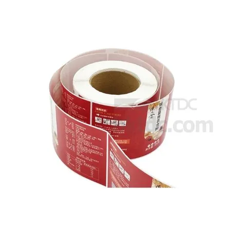 Waterproof Self Adhesive Food Product Paper Sticker Label
