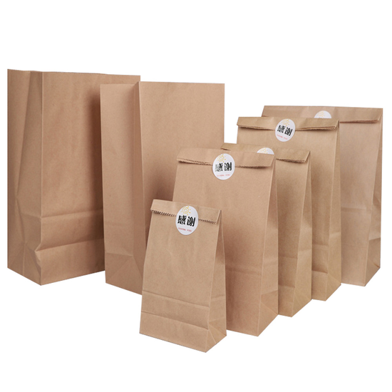Wholesale Custom Aluminum Foil Kraft Paper Packaging Bag Paper Bags