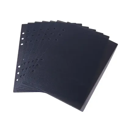 Wholesale Custom Black Matte Frosted Plastic PP Book Cover Sheet Spiral Binding Materials with Premium Packaging Processed