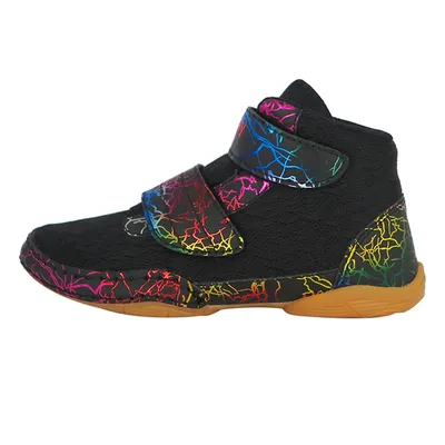 Wholesale OEM Custom men boxing shoes rubber outsole breathable sneakers wrestling shoes