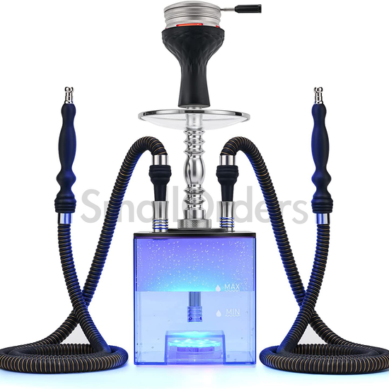Wholesale Shisha Hookah Transparent Sheesha Chicha Cube Square Hookah