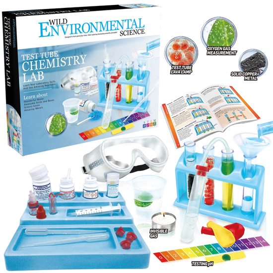 Wild Environmental Science Test Tube Chemistry Lab 50+ Science