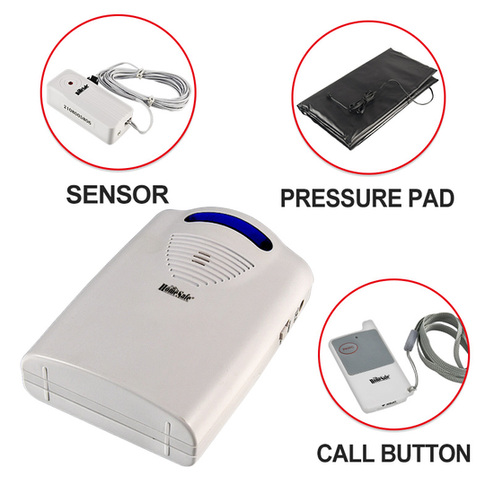 Wireless Pressure Mat Alarm / Bed Alarm Security & Surveillance