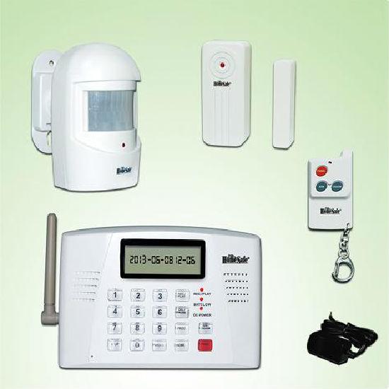 Wireless Security Alarm System Auto Dialer With Wireless Motion