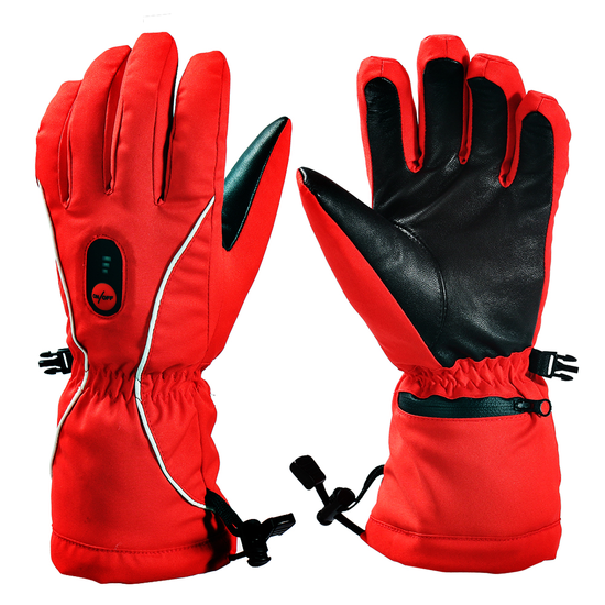 Women Heated Gloves New Deign Rechargeable Electric Battery Finger