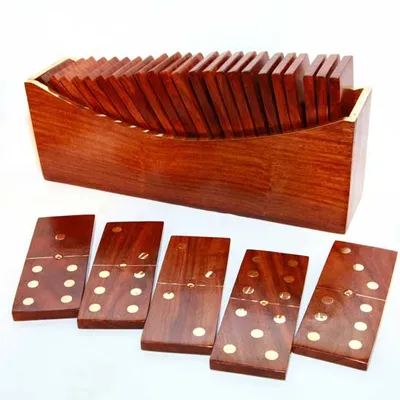 Wooden Domino Set