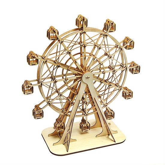 Wooden Ferris Wheel Puzzle 