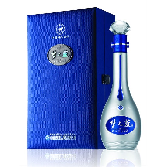 夢之藍　梦之蓝 45% 中国酒 M9 YANGHESPIRITCLASSIC Yanghe 'Mengzhilan-Dream Blue' M9 Baijiu, Jiangsu, China