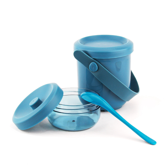 Yogurt Container Plastic Tumbler With Silicone Strap Plastic Kids