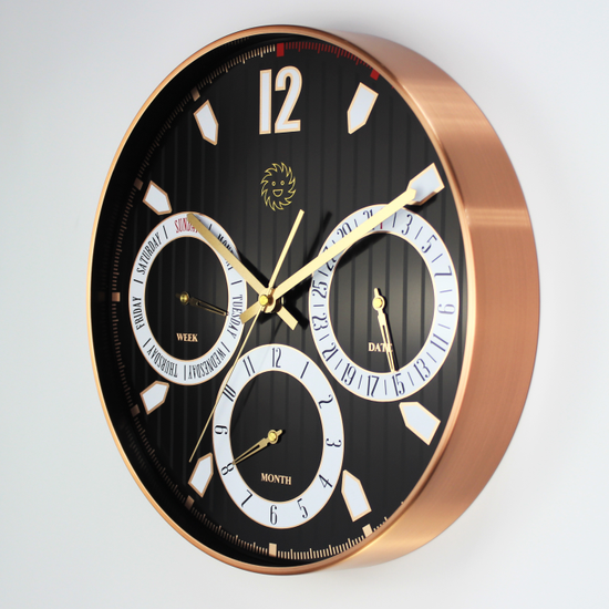 Young Town 4in1 Automatic Date Wall Clock Clocks Watches & Clocks