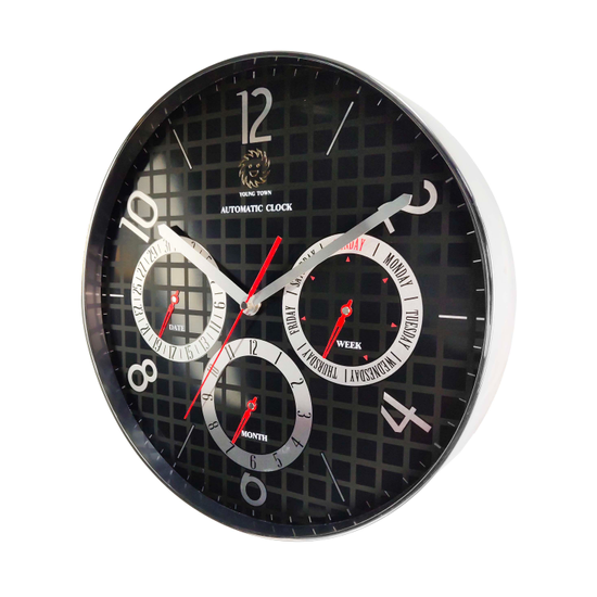 Young Town Automatic Date Display Wall Clock Gifts / Souvenirs